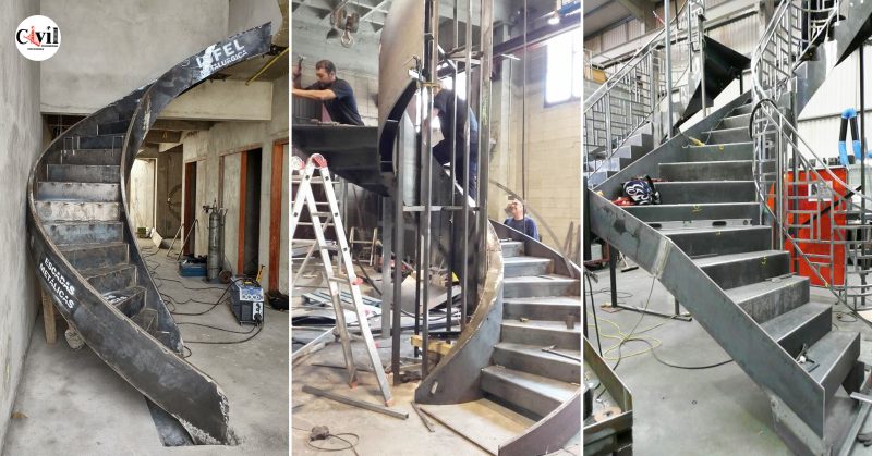 43+ Photos Of Iron Stairs Under Construction | Engineering Discoveries