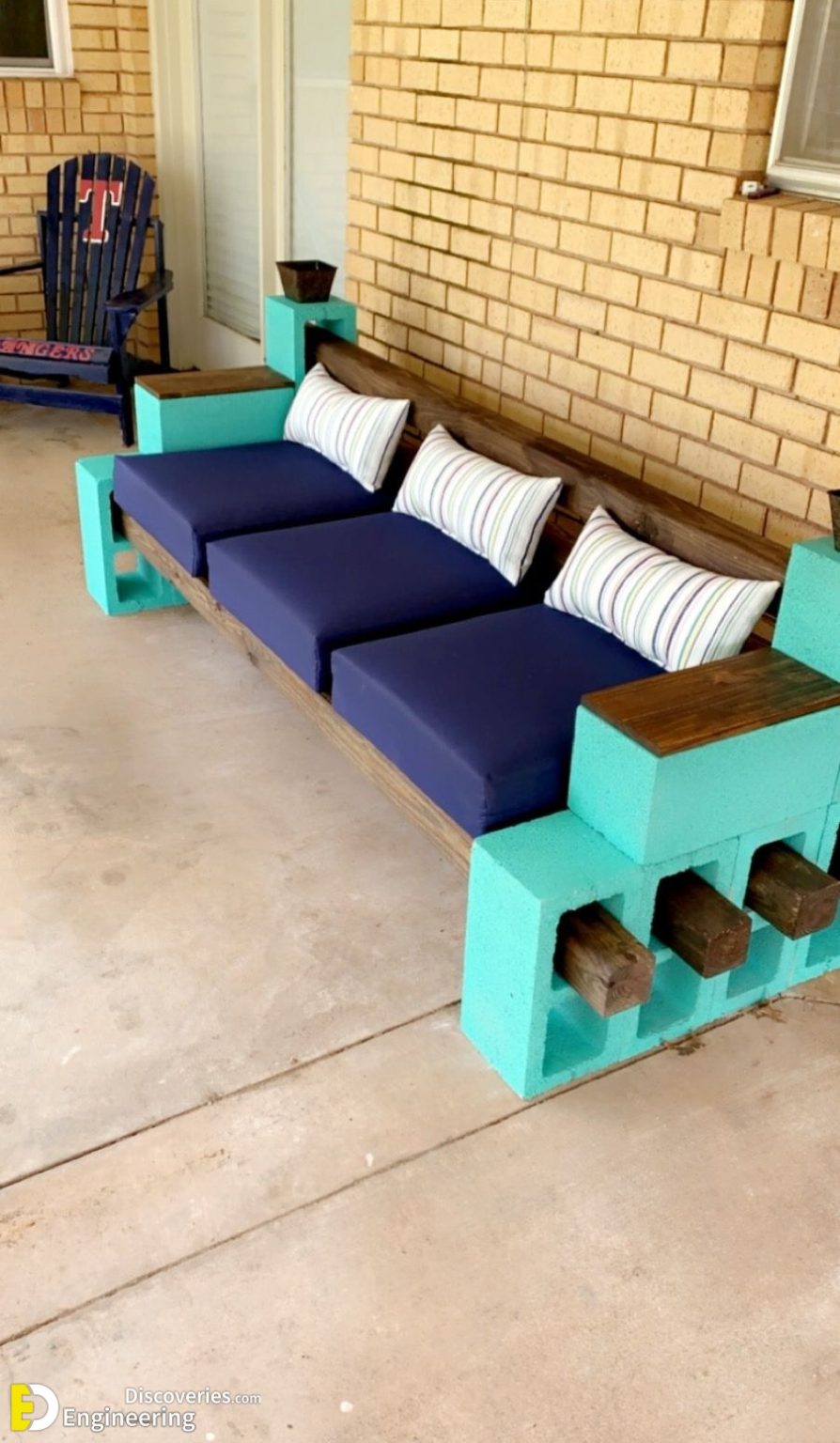 32+ Creative Concrete Block Bench Ideas For Your Garden Engineering