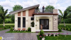 Stunning Simple House Design 8.0m×9.0m With3 Bedroom | Engineering ...