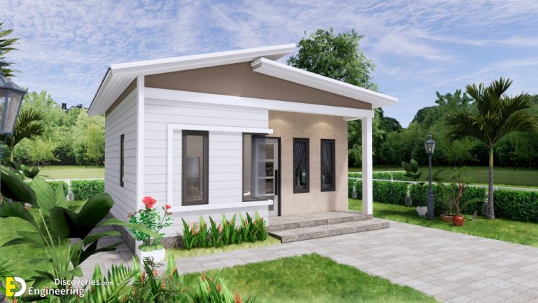 Small House Plans 6.5m×6.0m With 1 Bedroom | Engineering Discoveries