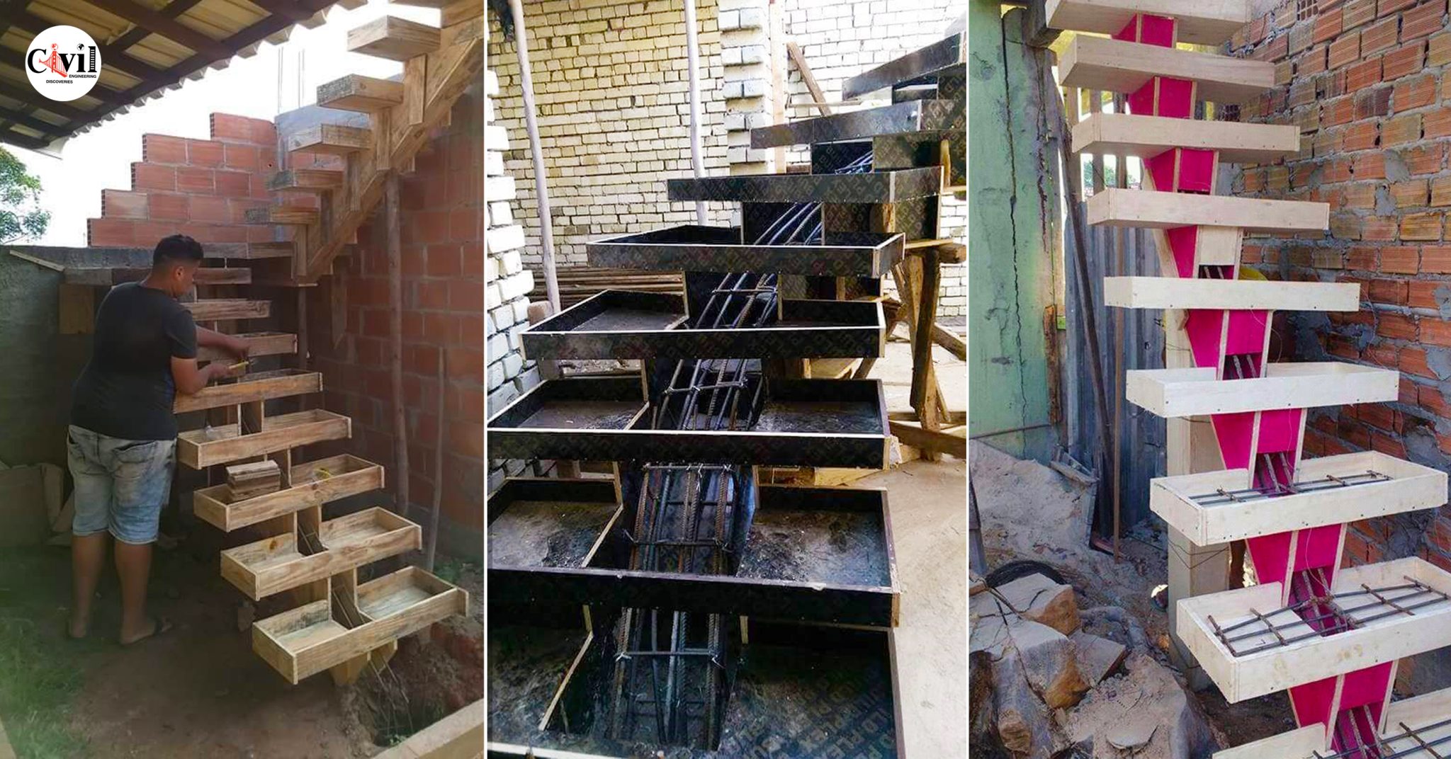 35+ Photos RCC Concrete Stair Stringer Beams! | Engineering Discoveries