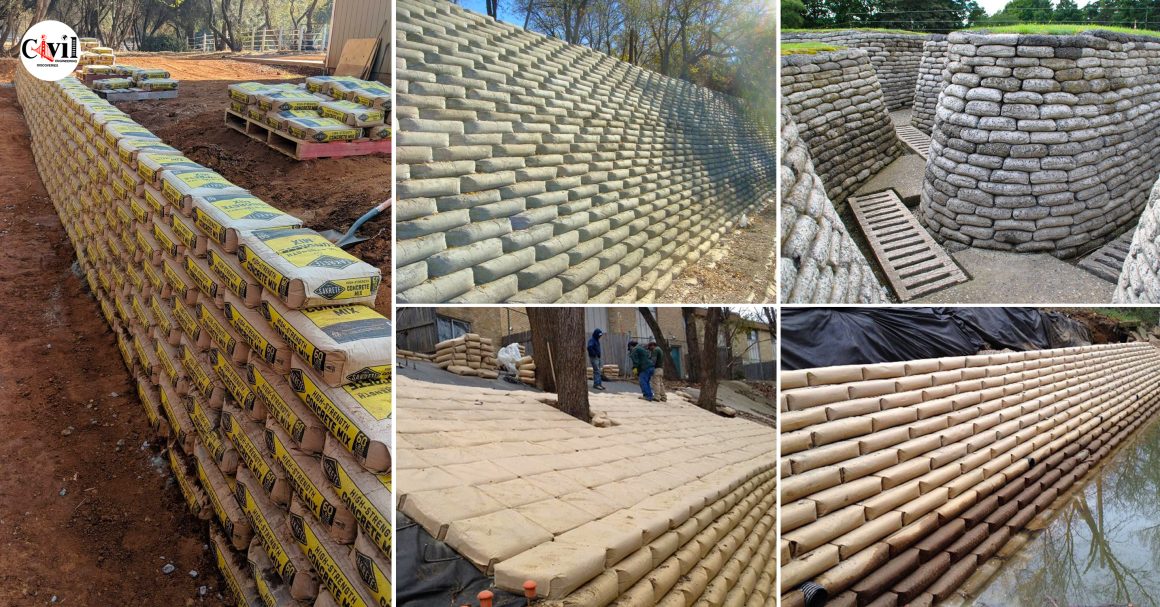 30 Photos Of Concrete Bag Retaining Walls Engineering Discoveries