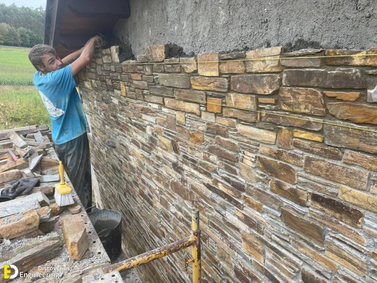 How To Install Natural Stone DIY Stone Facing Engineering Discoveries