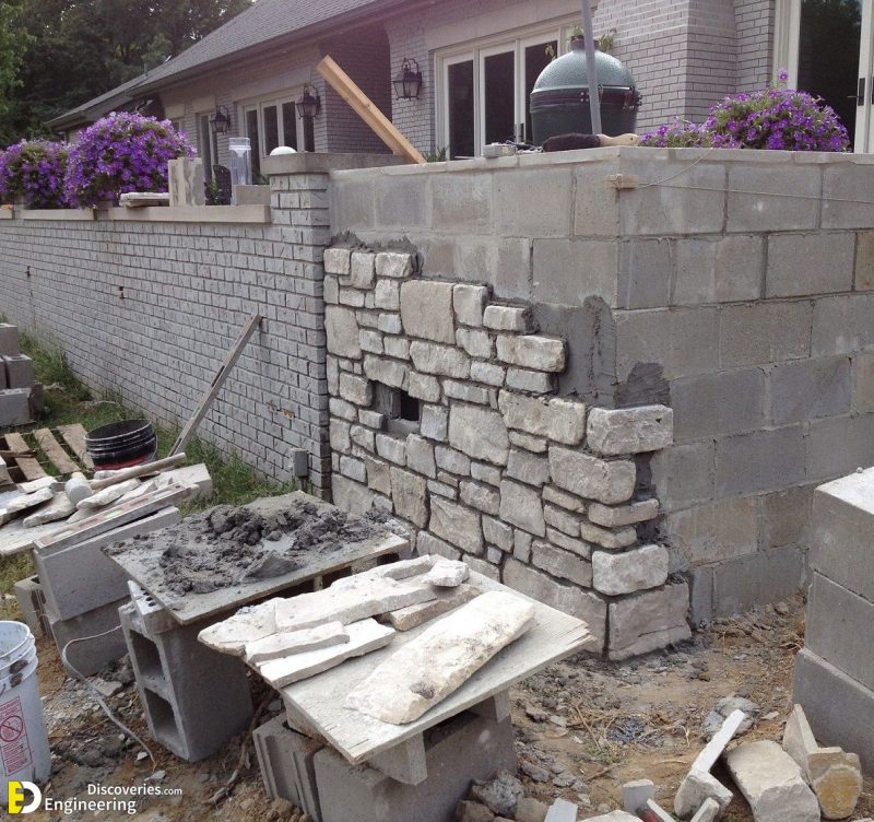 How To Install Natural Stone DIY Stone Facing Engineering Discoveries