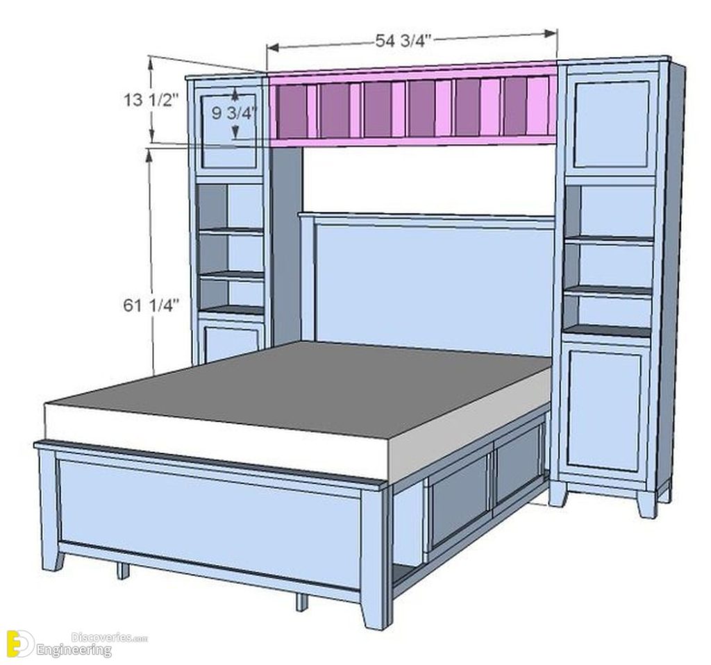 Handmade Bed Design Ideas With Storage Engineering Discoveries