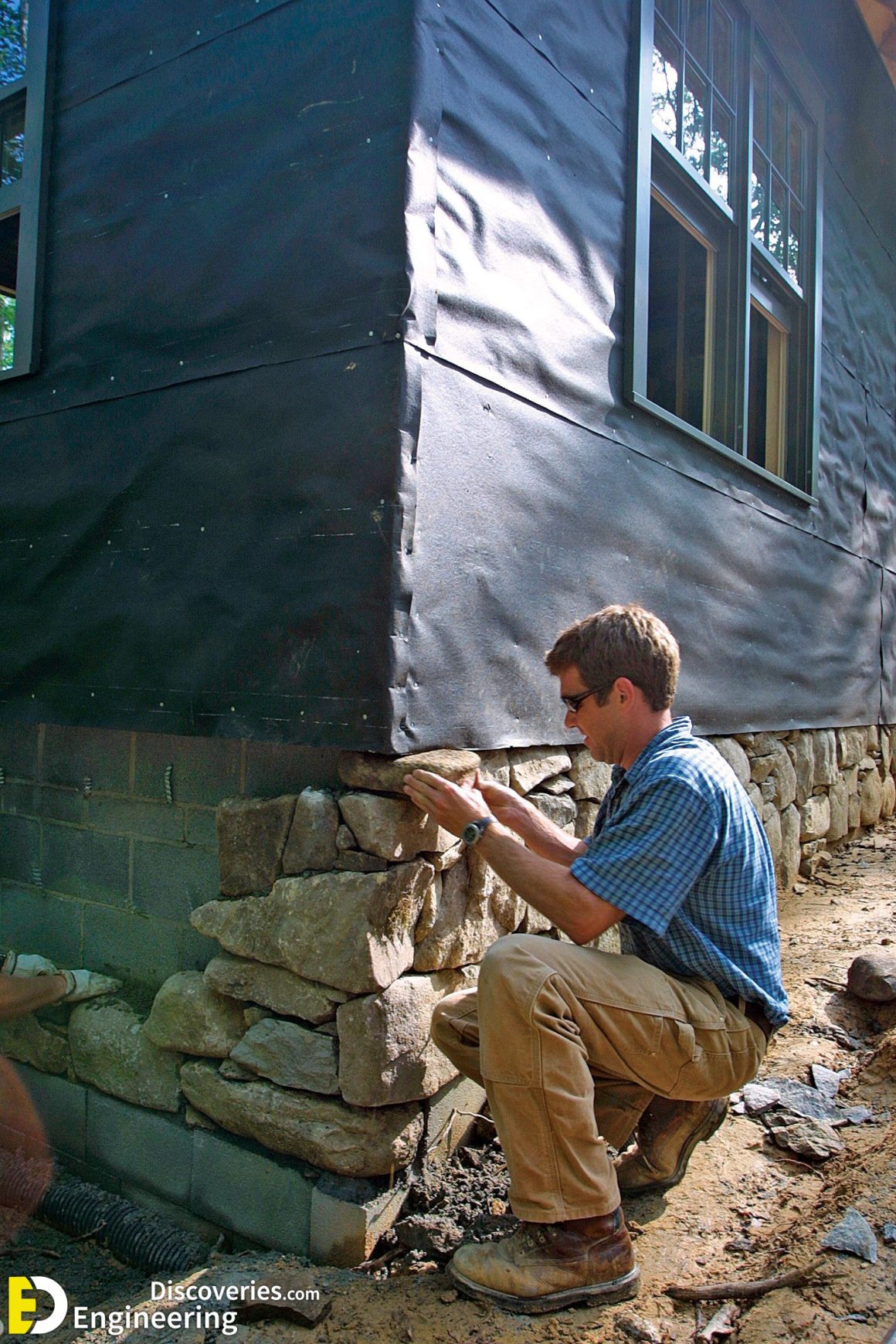 How To Install Stone Veneer Over A Concrete Wall Step By Step Engineering Discoveries 3965