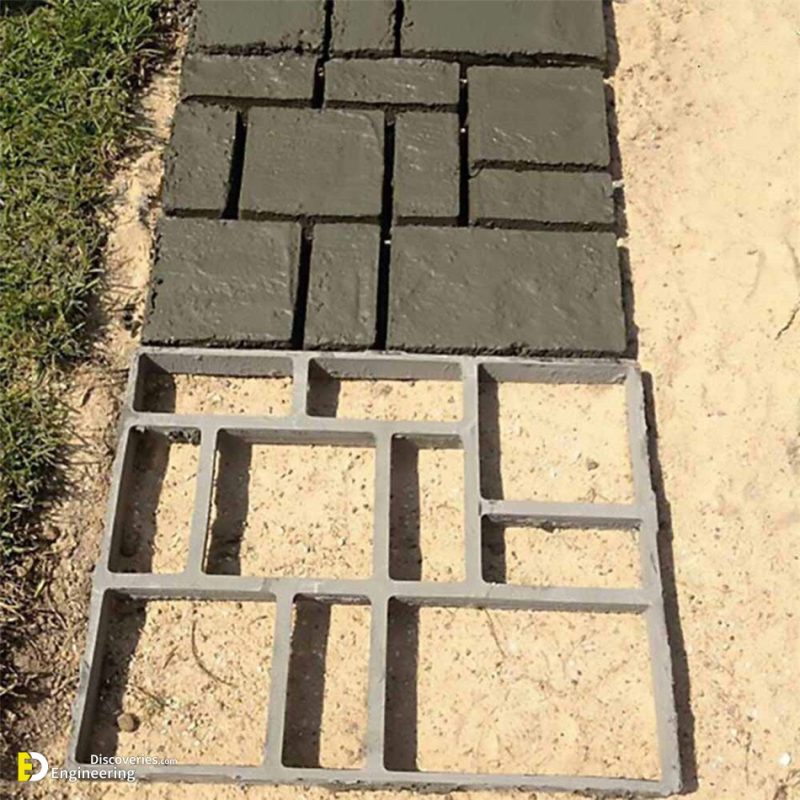 29 Easy DIY Concrete Walkway Ideas For Your Yard Engineering   10 800x800 