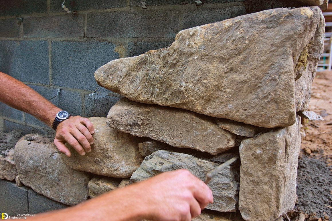 How To Install Natural Stone Over A Wall Engineering Discoveries