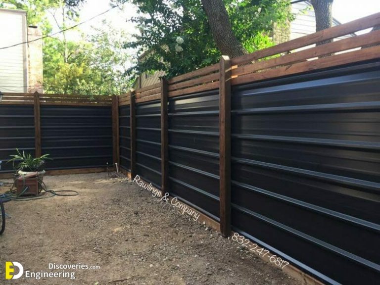 35 Most Attractive Corrugated Metal Fence Ideas For Your Home