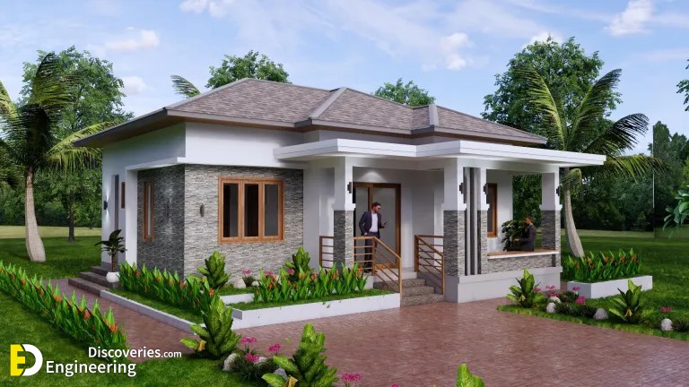 House Design Plans 9.0m ×9.0m With 3 Bedroom - Hip Roof | Engineering ...