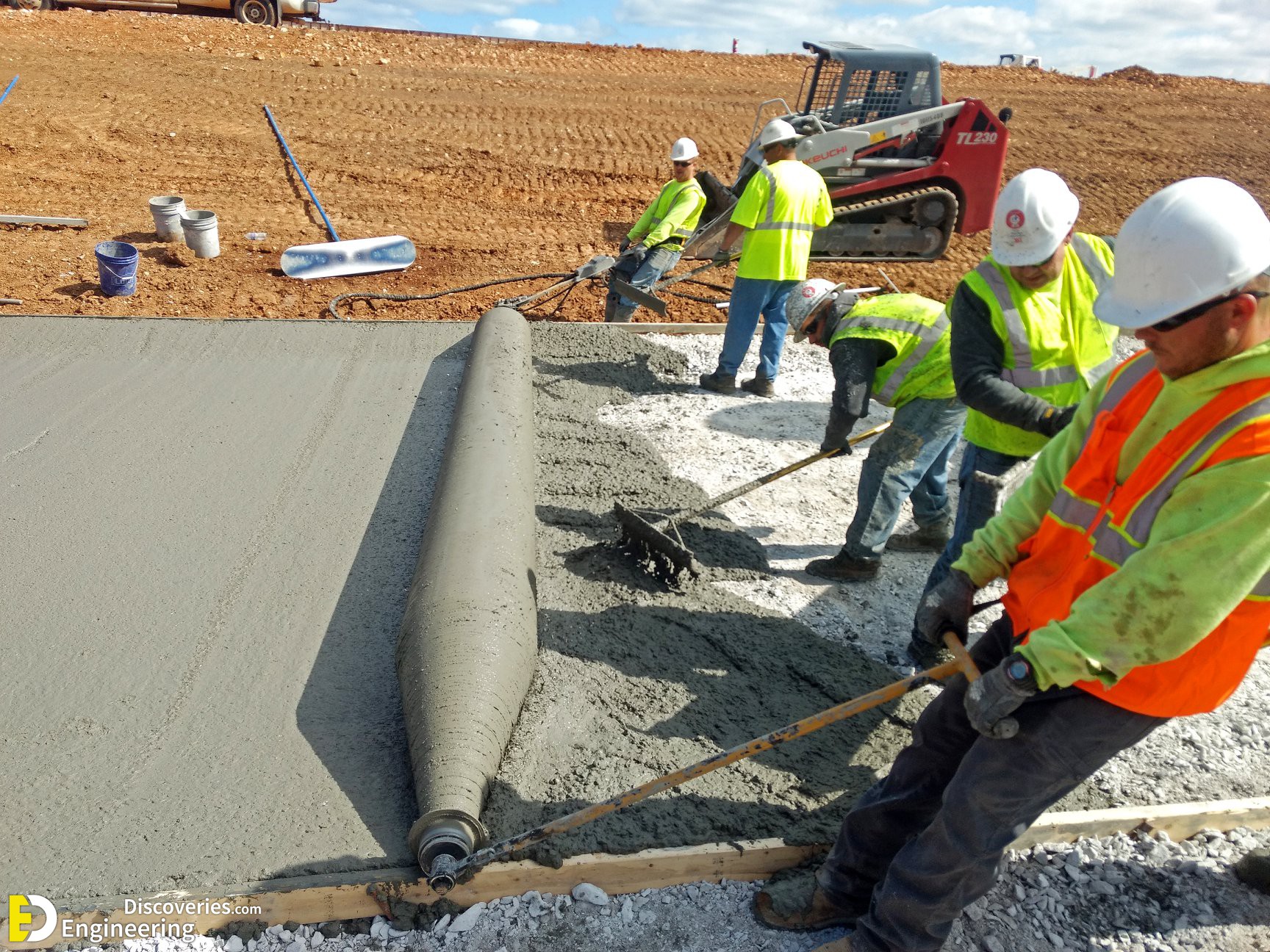 50+ Unique Concrete Surface Finishing Illustrates Workers’ Skills ...