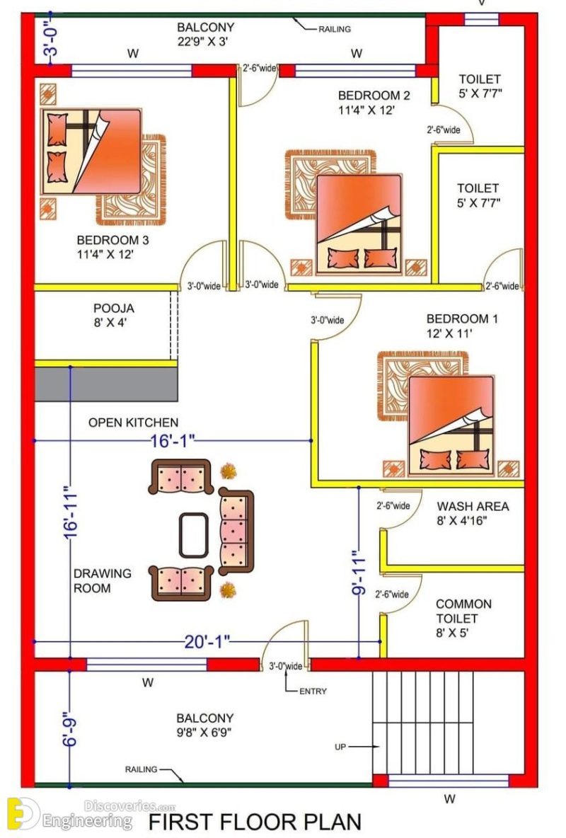 Stunning 2D House Plans For Various Locations! | Engineering Discoveries