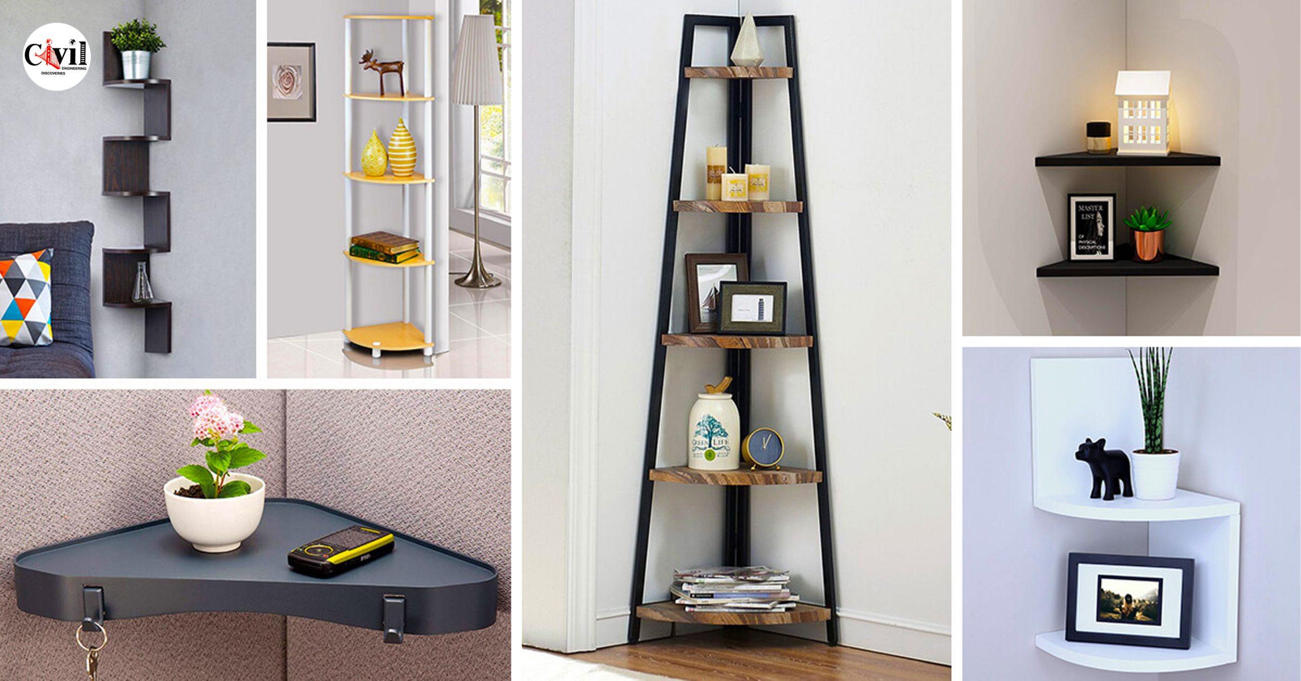 8 DIY Corner Shelf Decorating Ideas to beautify your corners