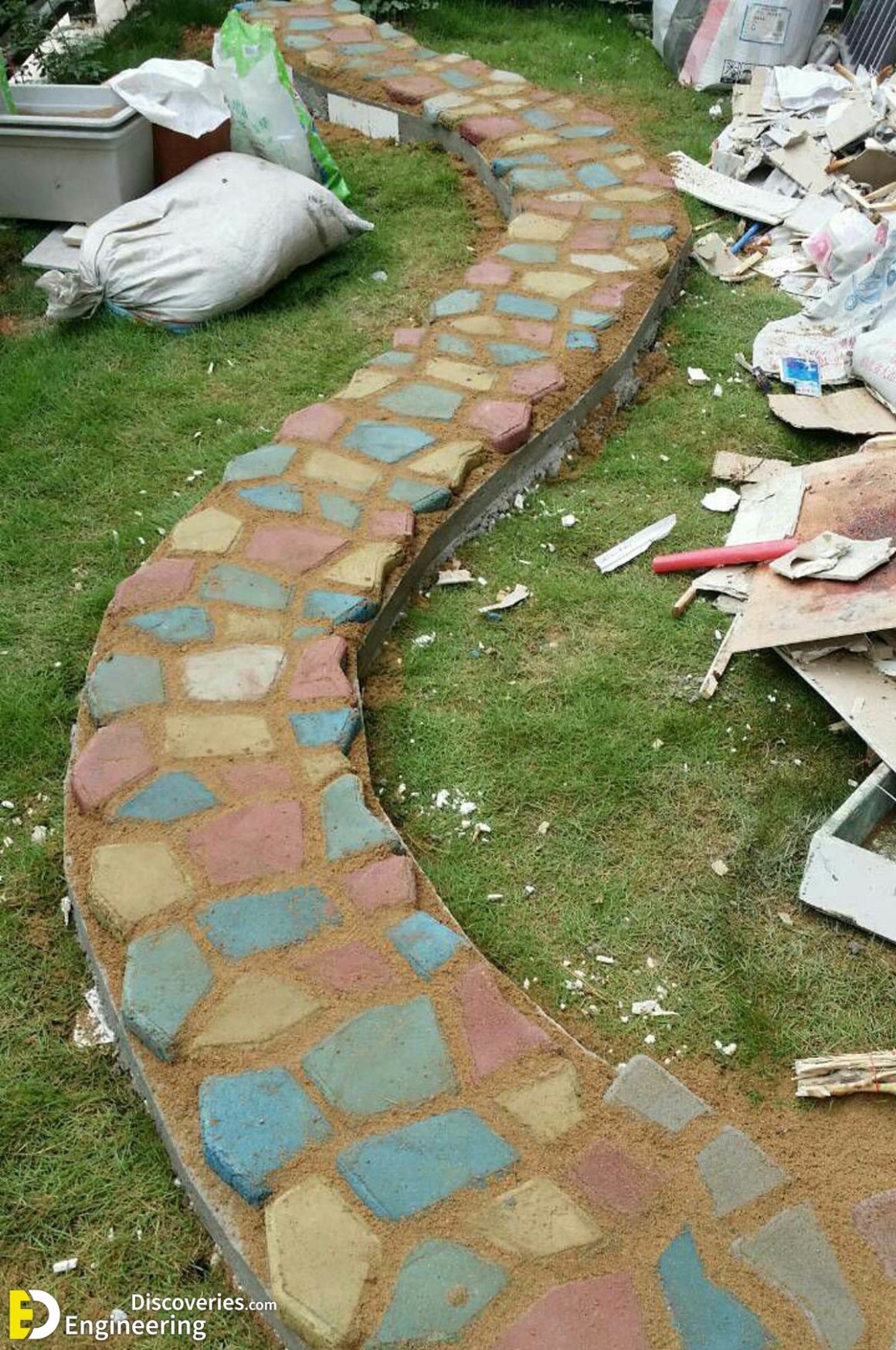 29+ Easy DIY Concrete Walkway Ideas For Your Yard! Engineering