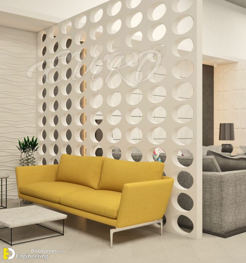 32+ Stunning Room Divider Ideas With "Breeze Block" for Privacy And