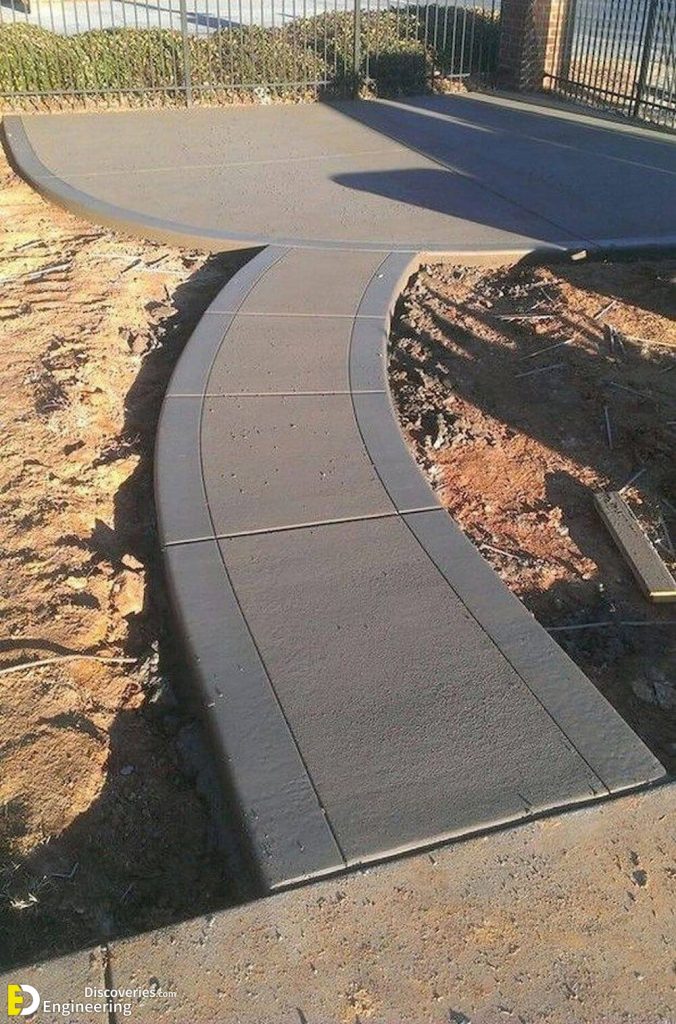 29+ Easy DIY Concrete Walkway Ideas For Your Yard! Engineering
