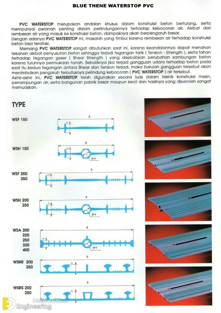 Water Bars (Water Stops) Uses, Types, And Applications Engineering