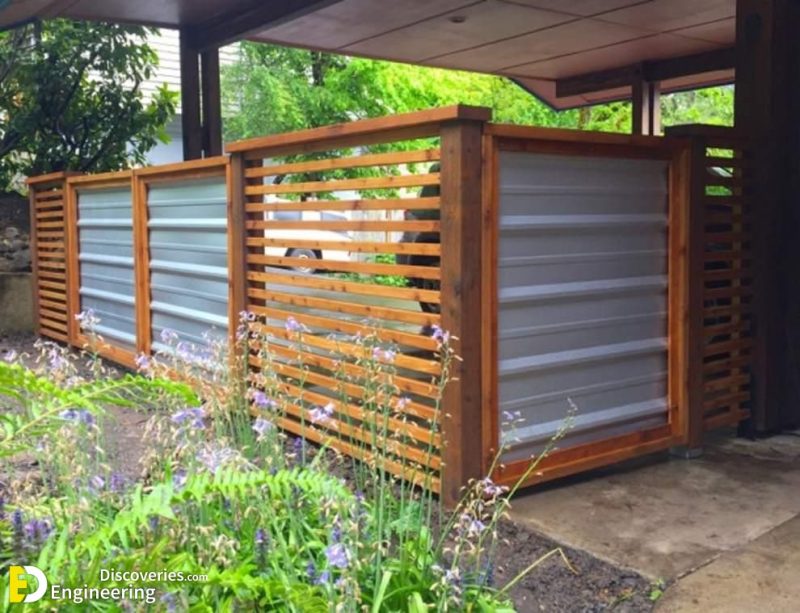 35 Most Attractive Corrugated Metal Fence Ideas For Your Home