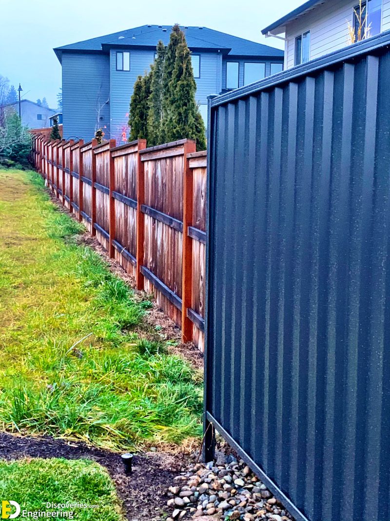 35 Most Attractive Corrugated Metal Fence Ideas For Your Home