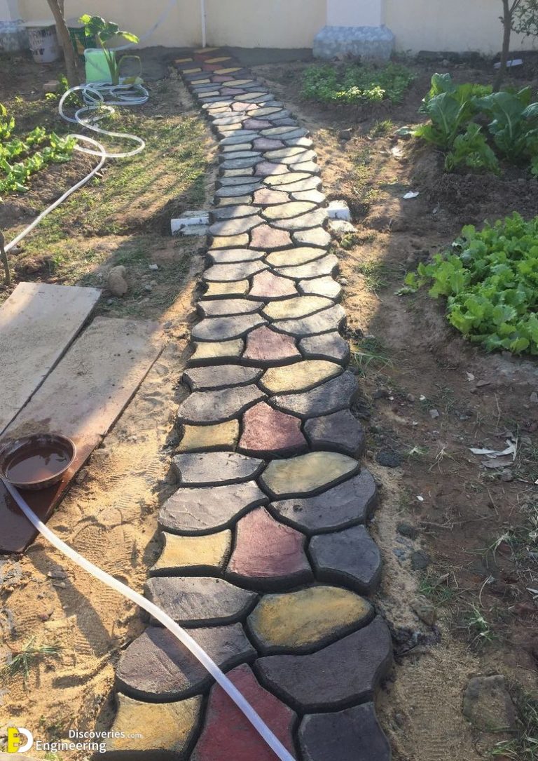 29+ Easy DIY Concrete Walkway Ideas For Your Yard! Engineering