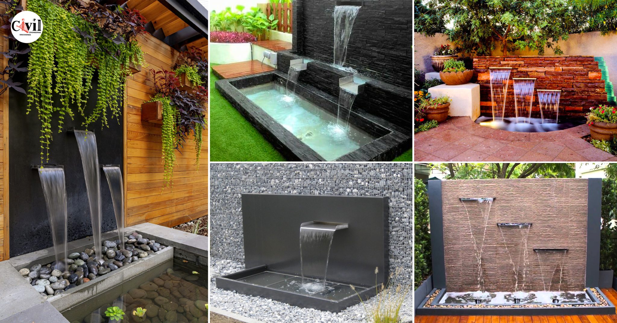 45 Wall Fountain Ideas To Decorate Your Garden And Patio Engineering
