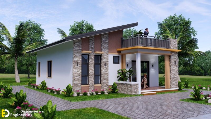 Small House Plan 8.0m ×11.0m With 3 Beds - Full Plans | Engineering ...