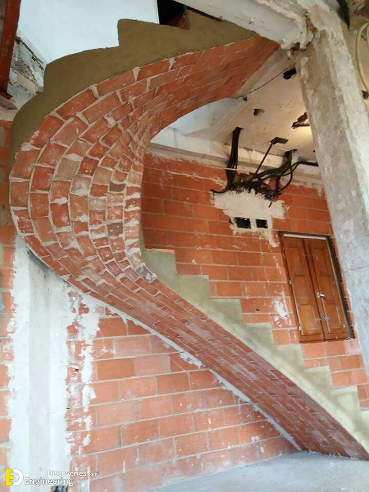 How To Build A Stair Step By Step Using Bricks Engineering Discoveries