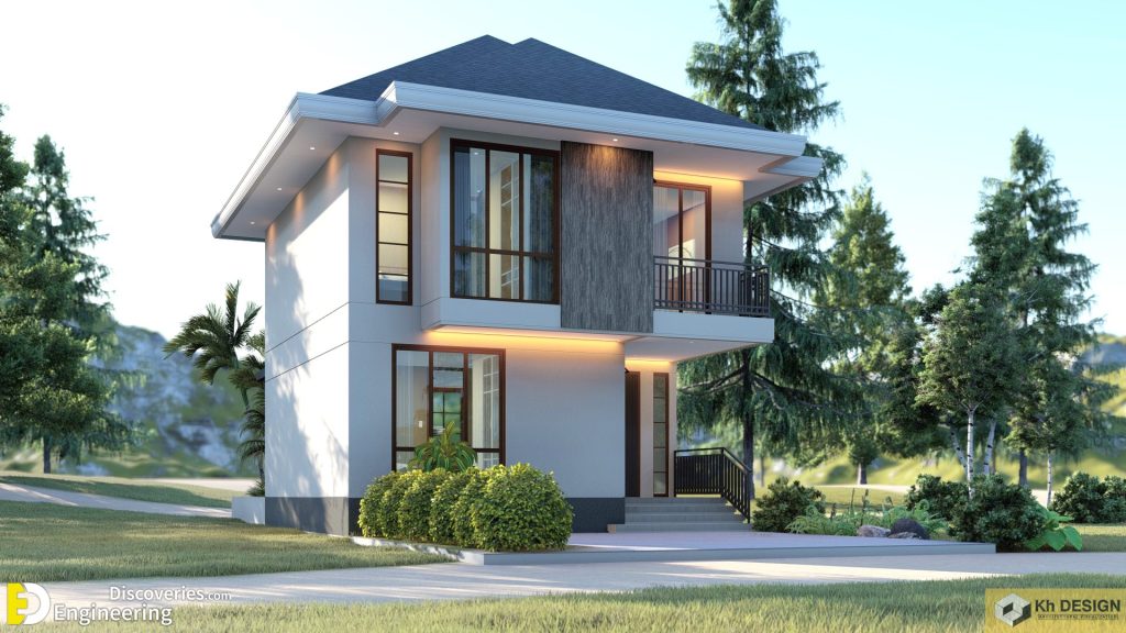 2 Storey House Design 7.0m x 8.5m With 4 Bedroom - Full Plan ...