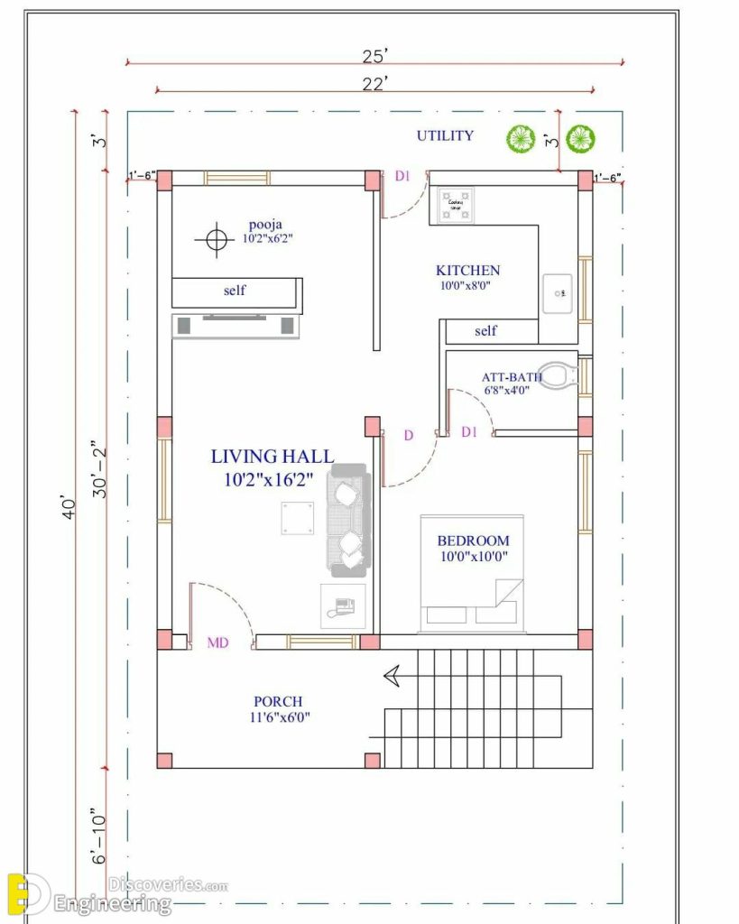 27+ Spectacular 2D House Plans For Different Locations! | Engineering ...