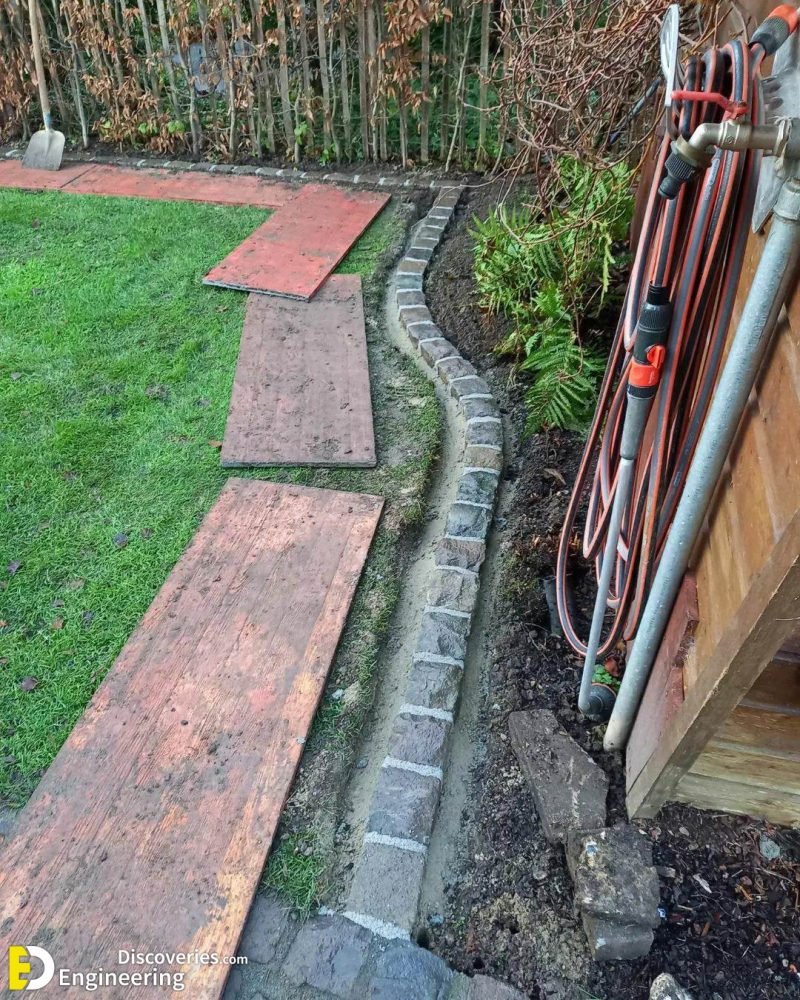 How To Build A Mow Strip For Your Lawn Engineering Discoveries