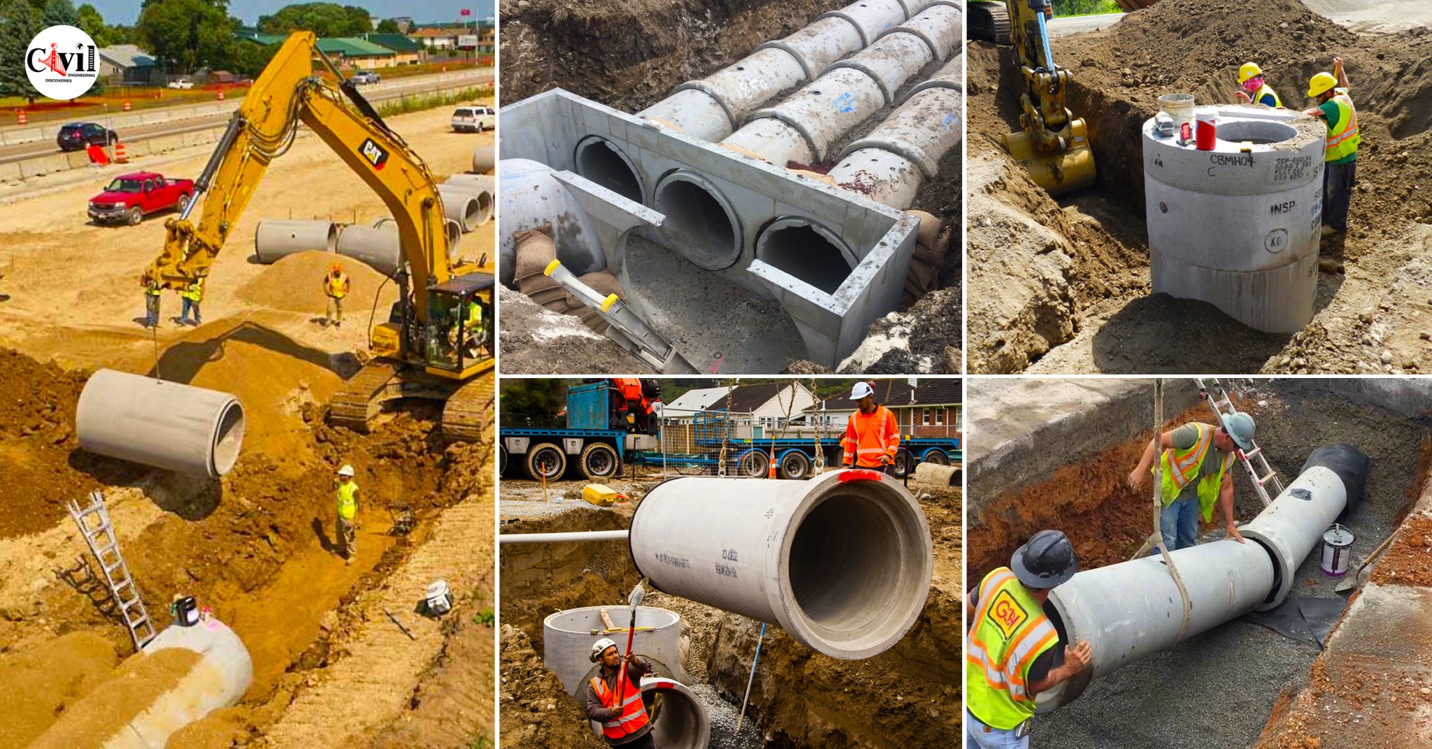 33+ Photos Of Concrete Drainage Pipes Installation! Engineering