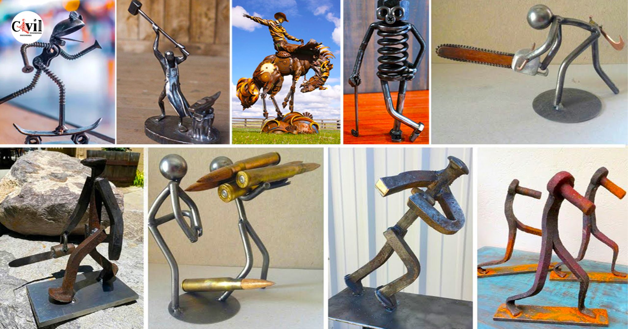 35 Of The Most Creative Scrap Metal Sculptures Engineering Discoveries