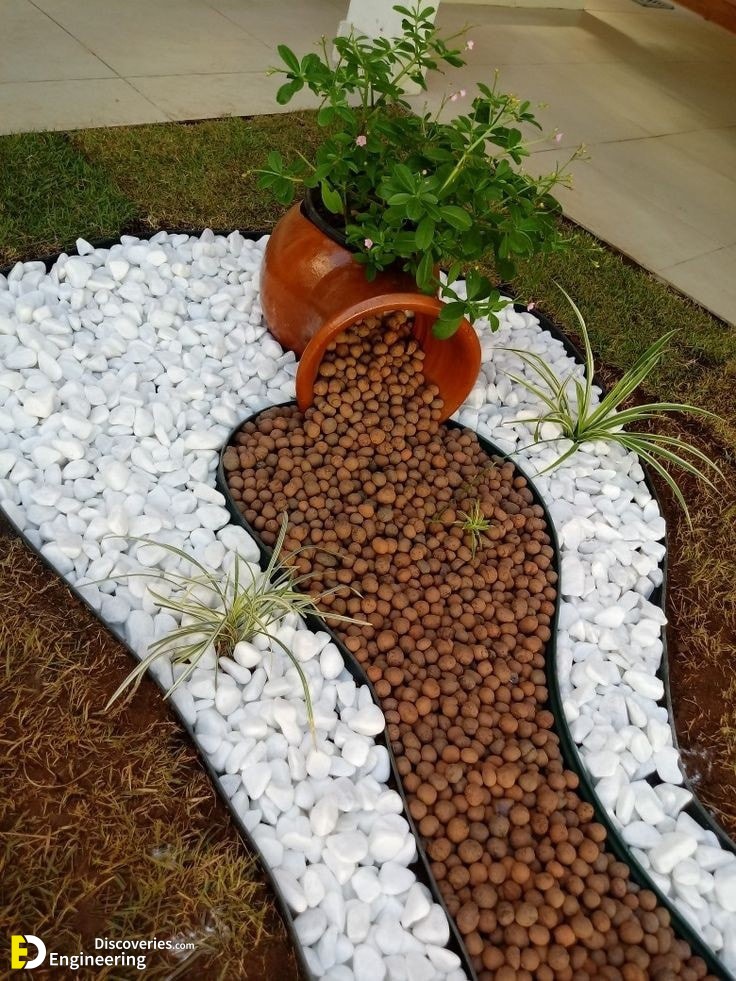 29+ Stunning Pebble Landscapes To Improve Your Yard | Engineering ...