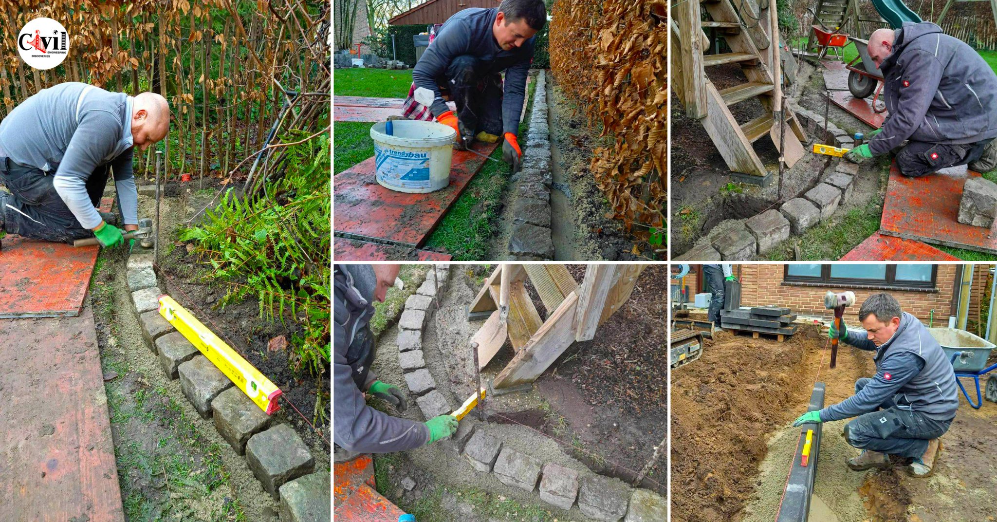 How To Build A Mow Strip For Your Lawn Engineering Discoveries