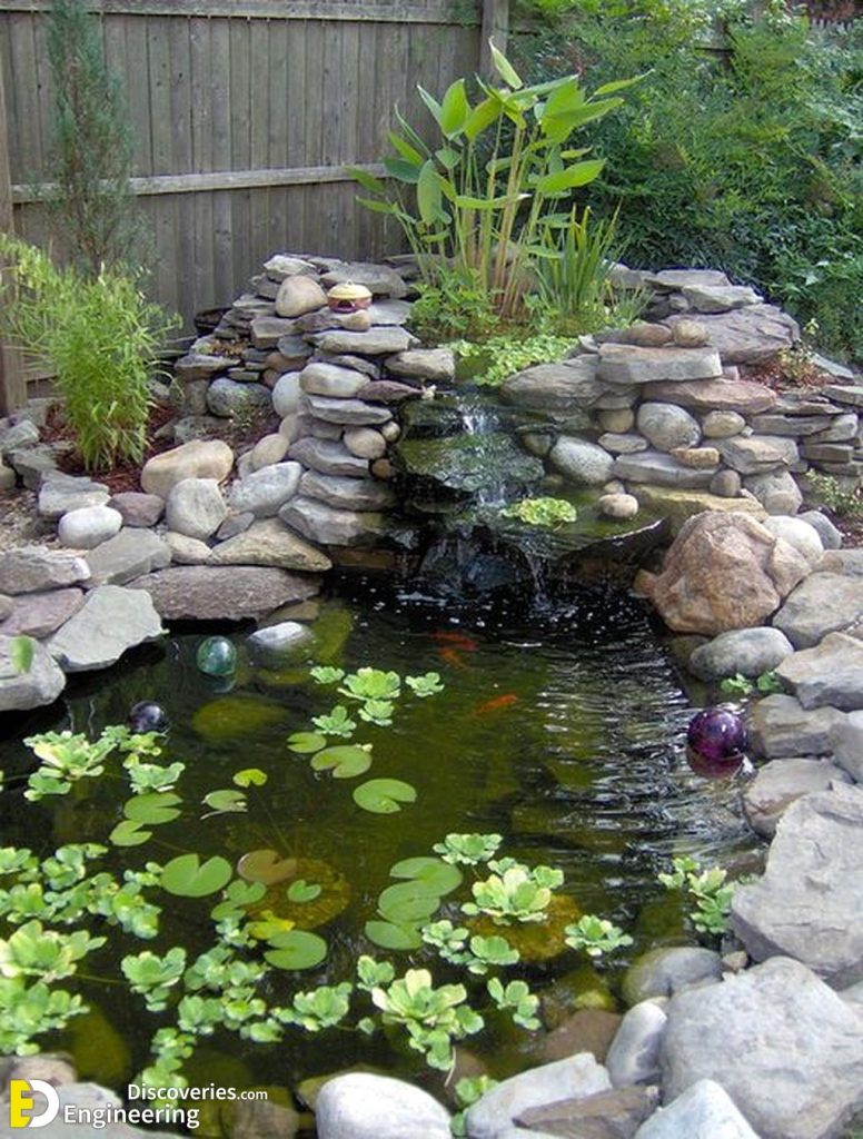 32 Small Pond Design Ideas For Gardens With Waterfalls | Engineering ...