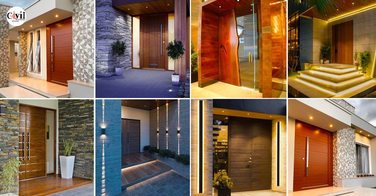 34 EyeCatching Main Entrance Door Design Ideas To Make An Inviting