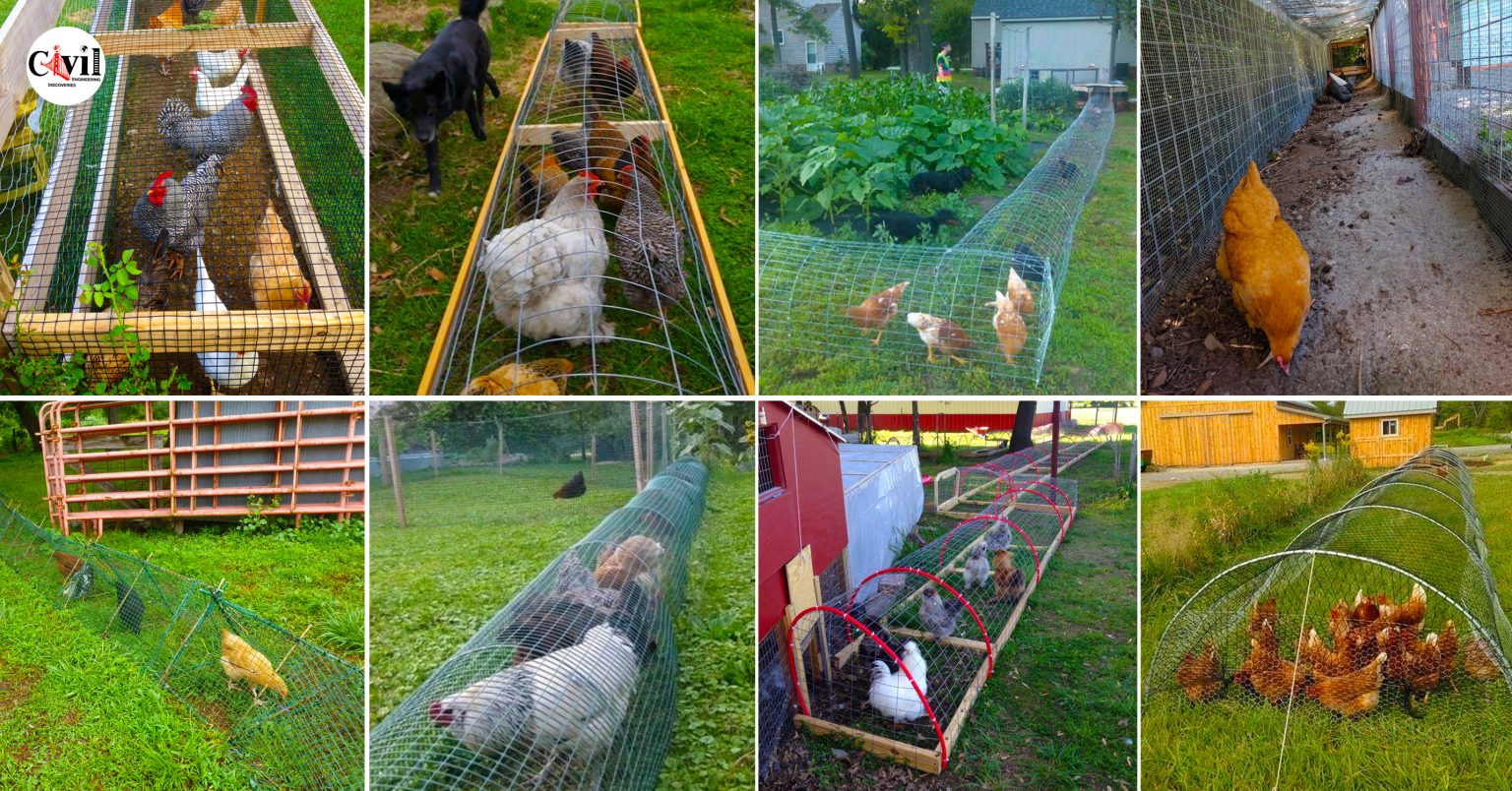 How To Build A DIY Chicken Tunnel In Your Backyard Engineering
