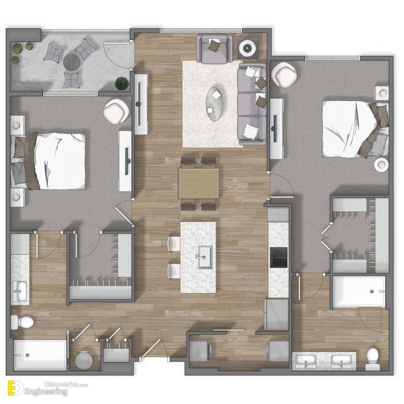 Modern Floor plans For Different Areas! | Engineering Discoveries ...