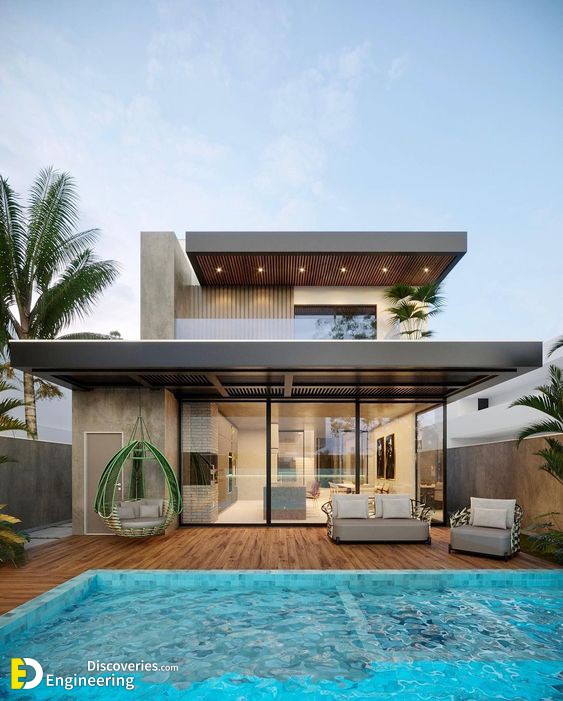 Modern House Design Ideas With Swimming Pool! | Engineering Discoveries