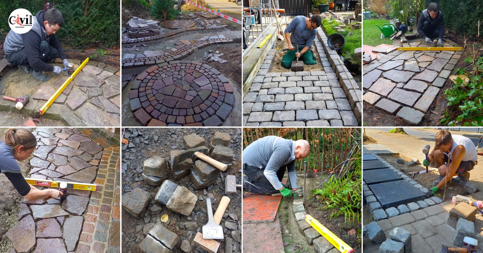 How To Build A Stone Garden Path Or Sidewalk!