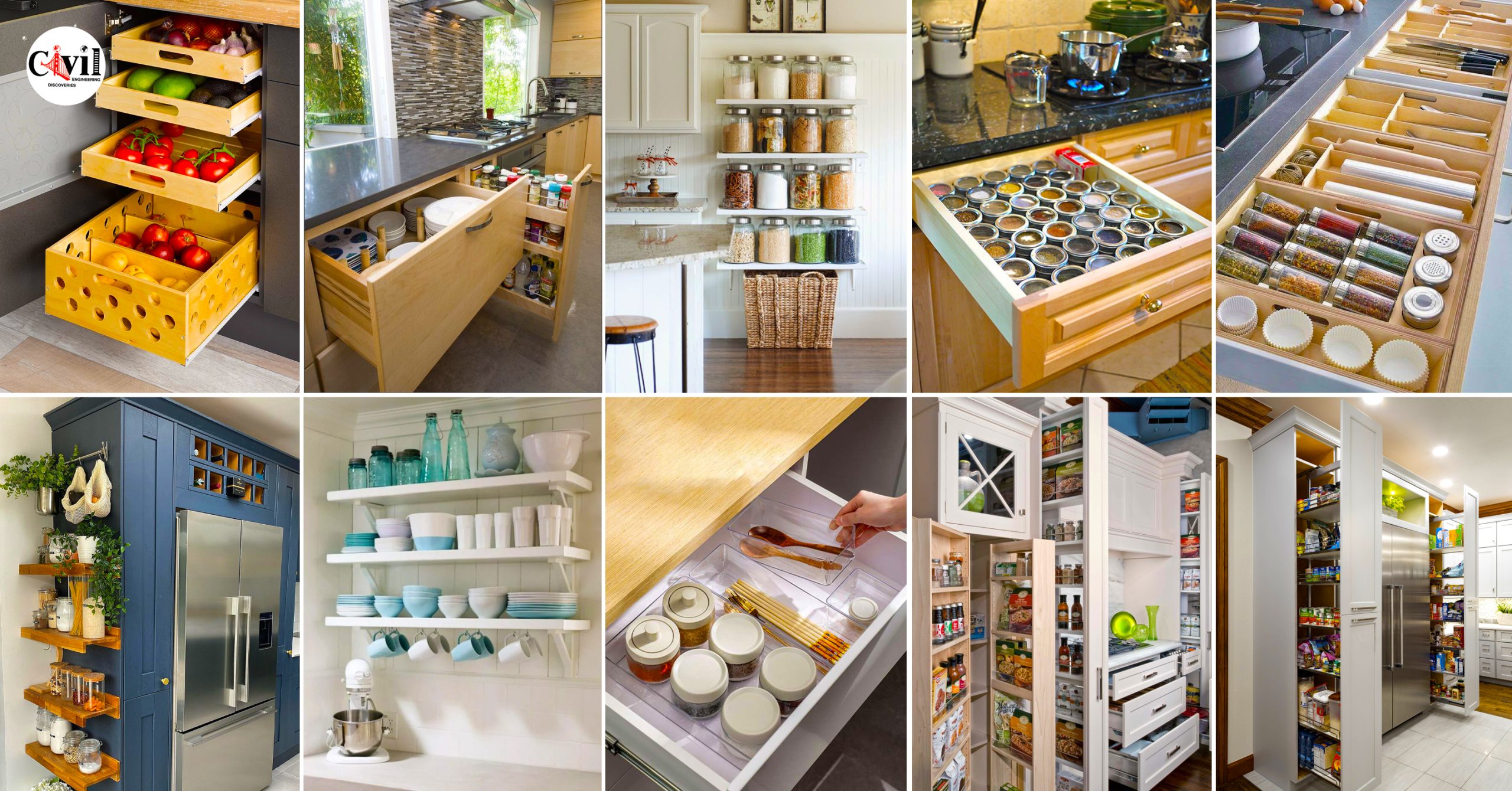 51 Kitchen Organization Ideas & Hacks That Save Space