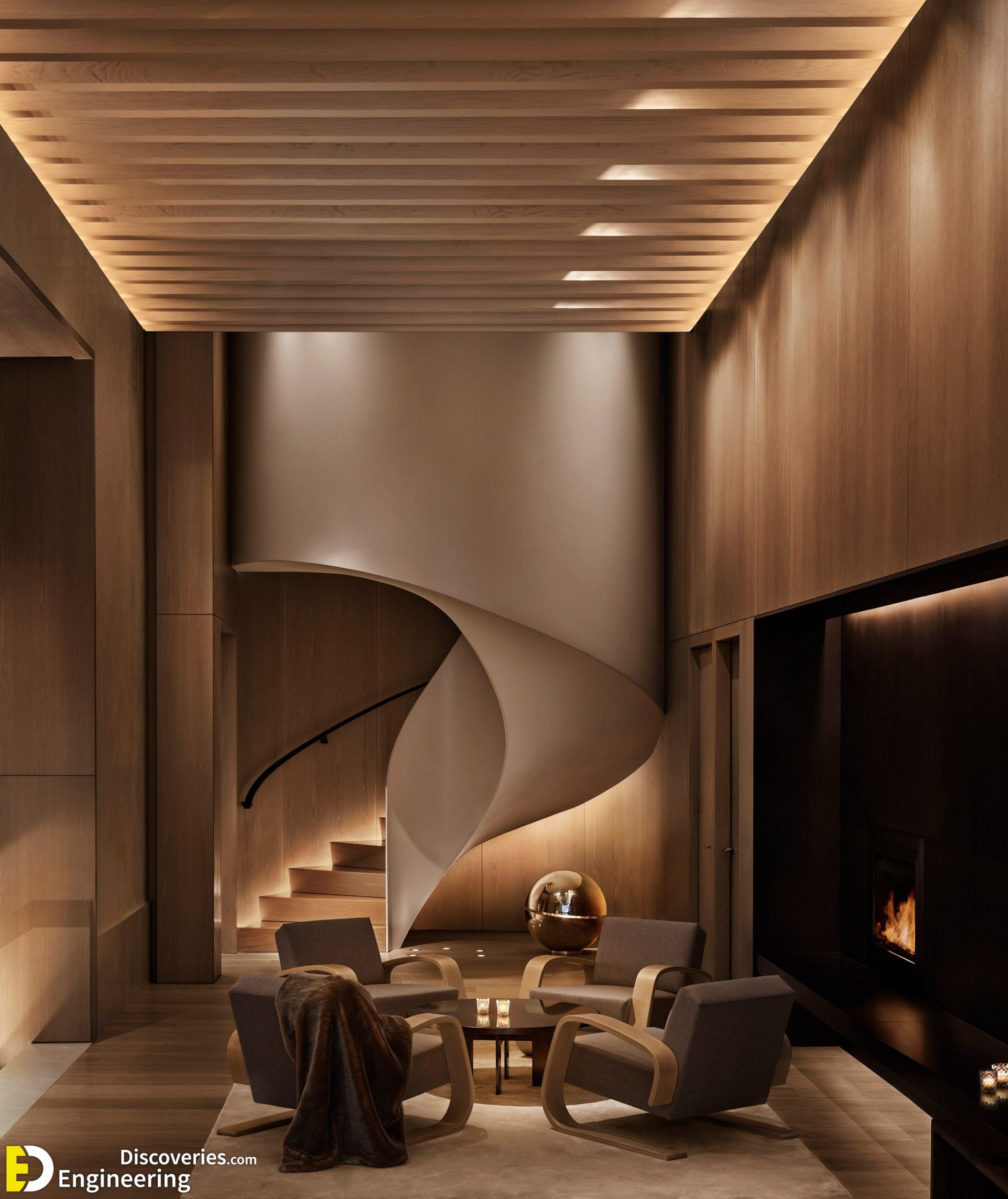 Elevate Your Home Design:29 Modern Spiral Stairs For Ultimate Style ...