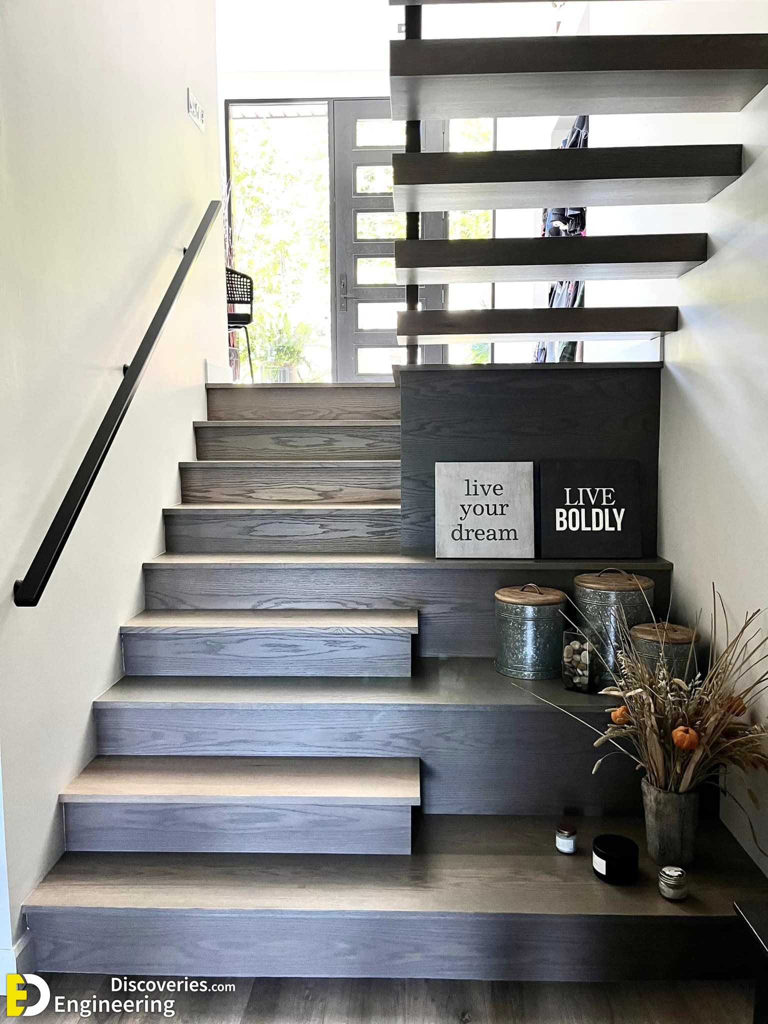 Step Up Your Style: Inspiring Design Ideas For Stairs That Pop With ...