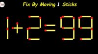 Impossible Matchstick Puzzle | Fix The Equation by moving 1 Stick | Improve IQ