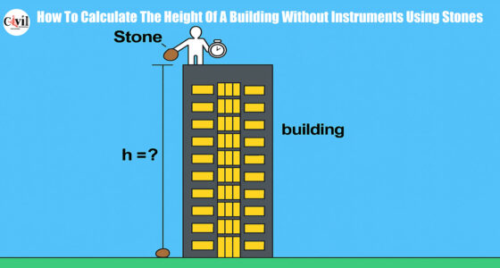 How To Calculate The Height Of A Building Or Mountain Without Instruments Using Stones